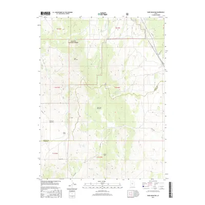 2017 Map of Sabie Mountain, 2017 Print