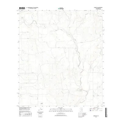 2016 Map of Sabinal NE, 2016 Print