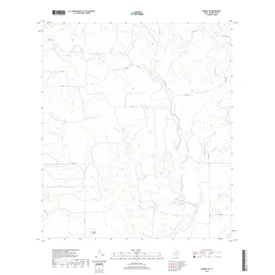 2019 Map of Sabinal NE, 2019 Print