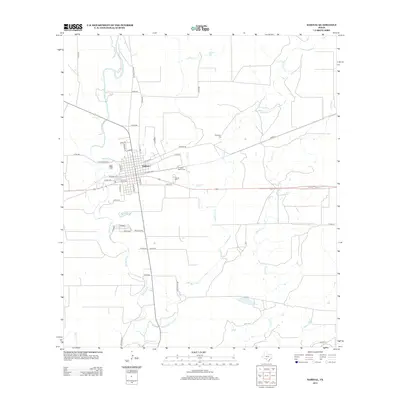2013 Map of Sabinal, 2013 Print