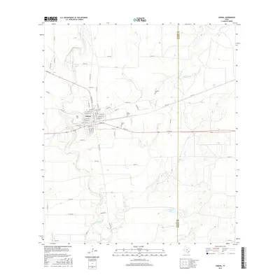 2016 Map of Sabinal, 2016 Print
