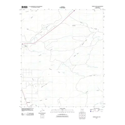 2010 Map of Sabinata Flat, 2010 Print