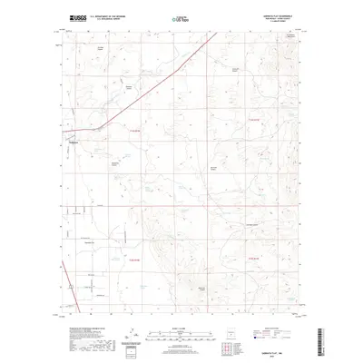 2020 Map of Sabinata Flat, 2020 Print