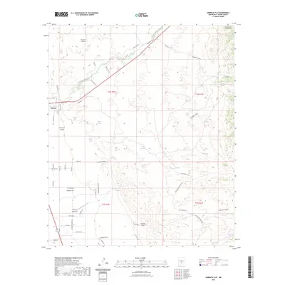 2023 Map of Sabinata Flat, 2023 Print
