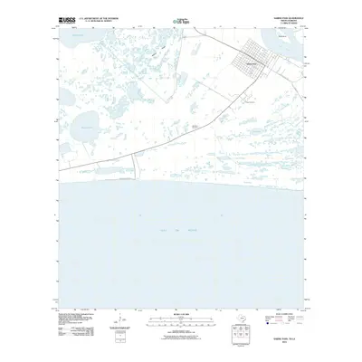 2010 Map of Sabine Pass, 2010 Print