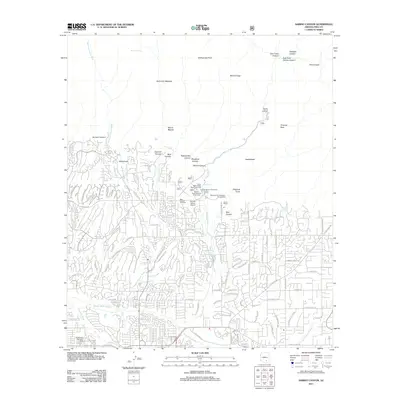 2011 Map of Sabino Canyon, 2011 Print