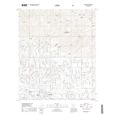 2018 Map of Sabino Canyon, 2018 Print