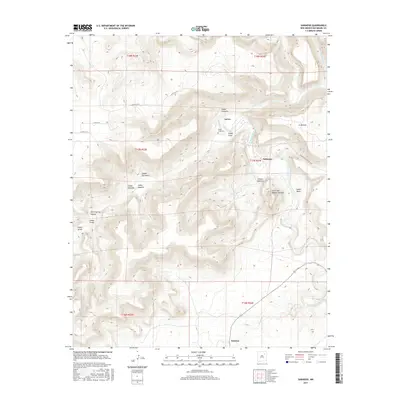 2017 Map of Sabinoso, 2017 Print