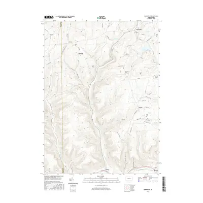 2016 Map of Sabinsville, 2016 Print