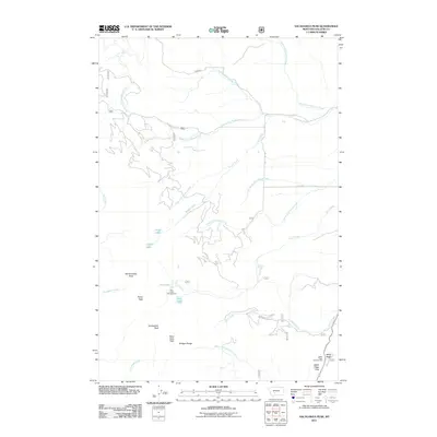 2011 Map of Sacagawea Peak, 2011 Print