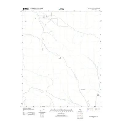 2012 Map of Sacatar Canyon, 2012 Print