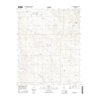 2015 Map of Sacatar Canyon, 2015 Print
