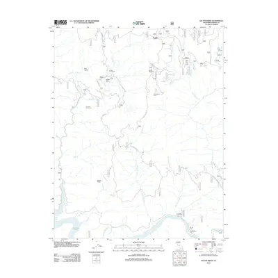 2012 Map of Sacate Ridge, 2012 Print