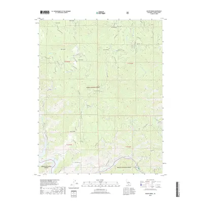 2018 Map of Sacate Ridge, 2018 Print