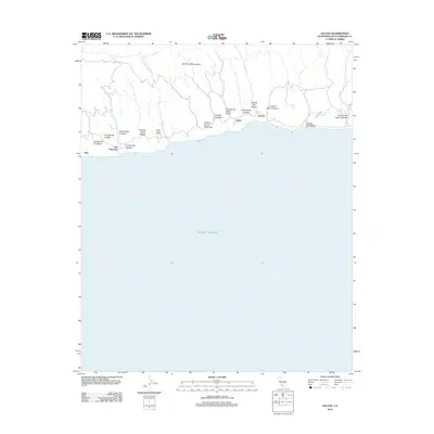 2012 Map of Sacate, 2012 Print
