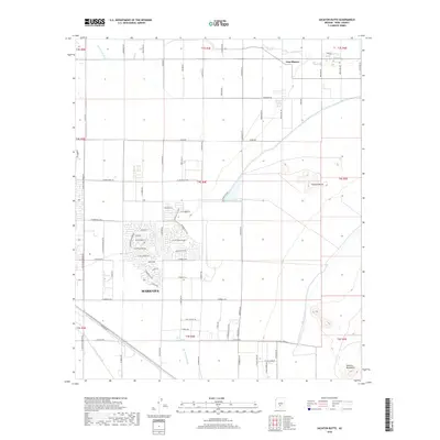 2018 Map of Sacaton Butte, 2018 Print