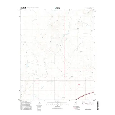 2017 Map of Sacaton Draw, 2017 Print