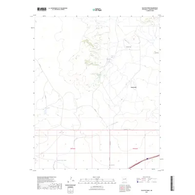 2023 Map of Sacaton Draw, 2023 Print