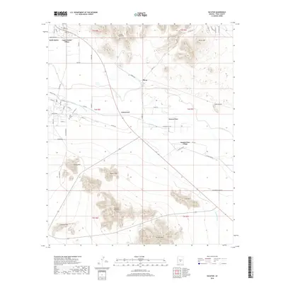 2018 Map of Sacaton, 2018 Print