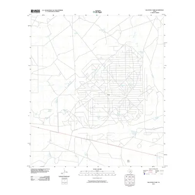 2010 Map of Sacatosa Tank, 2010 Print