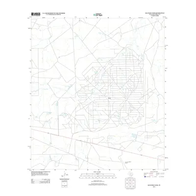 2012 Map of Sacatosa Tank, 2012 Print
