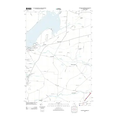 2013 Map of Sackets Harbor, 2013 Print
