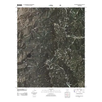 2011 Map of Sacramento Peak, 2011 Print