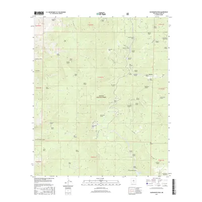 2017 Map of Sacramento Peak, 2017 Print