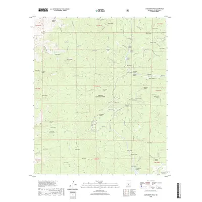 2020 Map of Sacramento Peak, 2020 Print