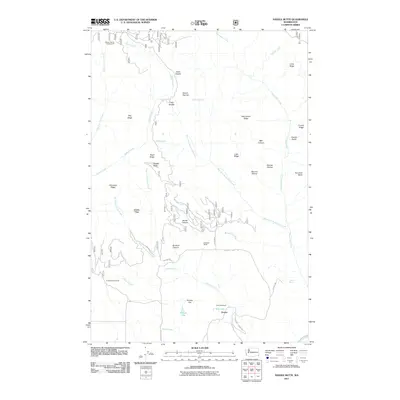 2011 Map of Saddle Butte, 2011 Print