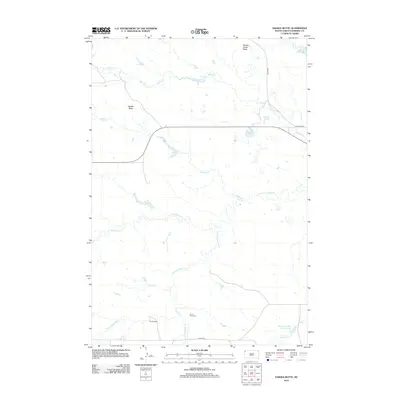 2012 Map of Saddle Butte, 2012 Print