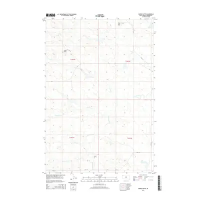 2015 Map of Saddle Butte, 2015 Print