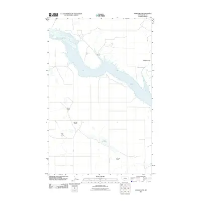 2011 Map of Saddle Butte, 2011 Print