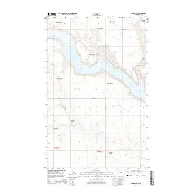 2014 Map of Saddle Butte, 2014 Print