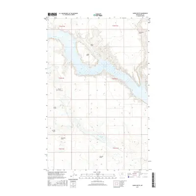 2017 Map of Saddle Butte, 2017 Print