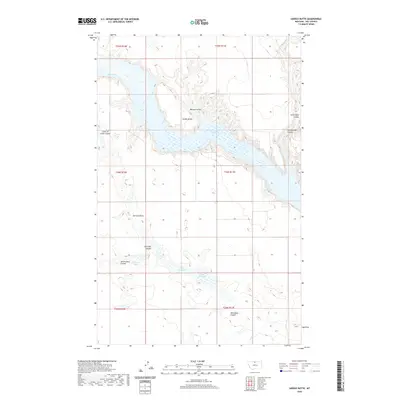 2020 Map of Saddle Butte, 2020 Print