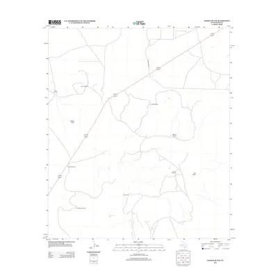 2012 Map of Saddle Butte, 2012 Print