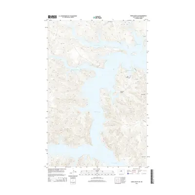 2014 Map of Saddle Butte SW, 2014 Print