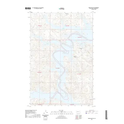 2020 Map of Saddle Butte SW, 2020 Print