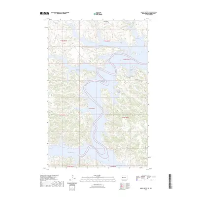 2023 Map of Saddle Butte SW, 2023 Print
