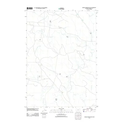 2012 Map of Saddle Horse Butte, 2012 Print