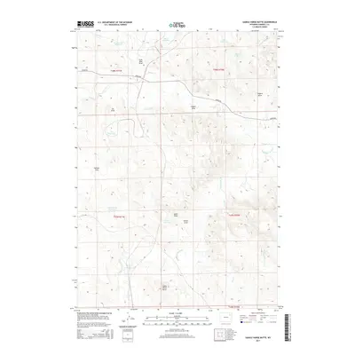2015 Map of Saddle Horse Butte, 2015 Print