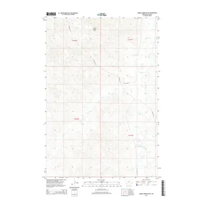 2014 Map of Saddle Horse Butte, 2014 Print