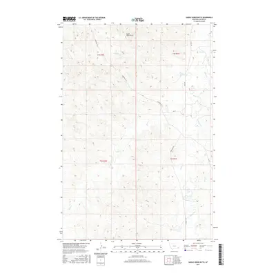 2017 Map of Saddle Horse Butte, 2017 Print