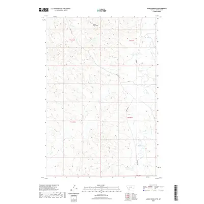 2020 Map of Saddle Horse Butte, 2020 Print