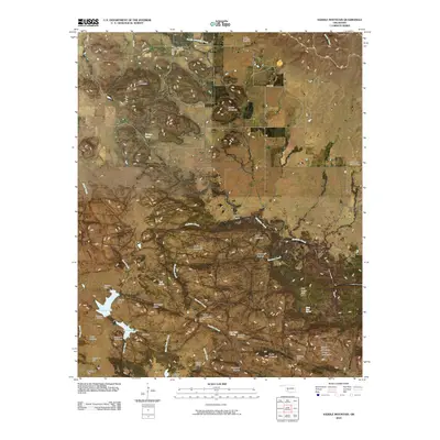 2010 Map of Saddle Mountain, 2010 Print