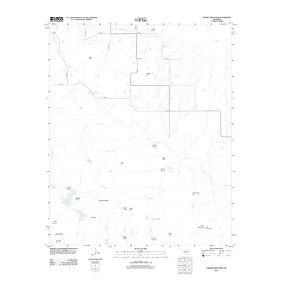 2012 Map of Saddle Mountain, 2012 Print