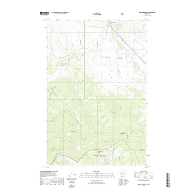 2020 Map of Saddle Mountain, 2020 Print