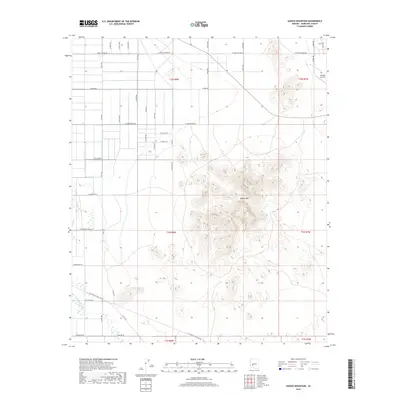 2018 Map of Saddle Mountain, 2018 Print