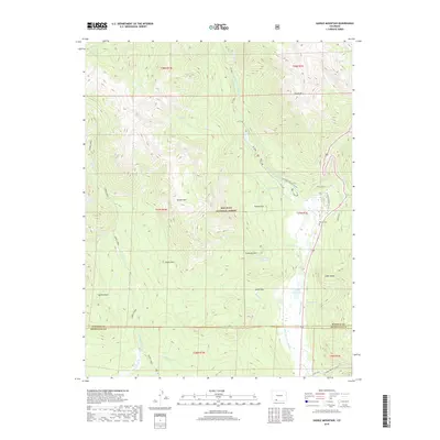 2019 Map of Saddle Mountain, 2019 Print
